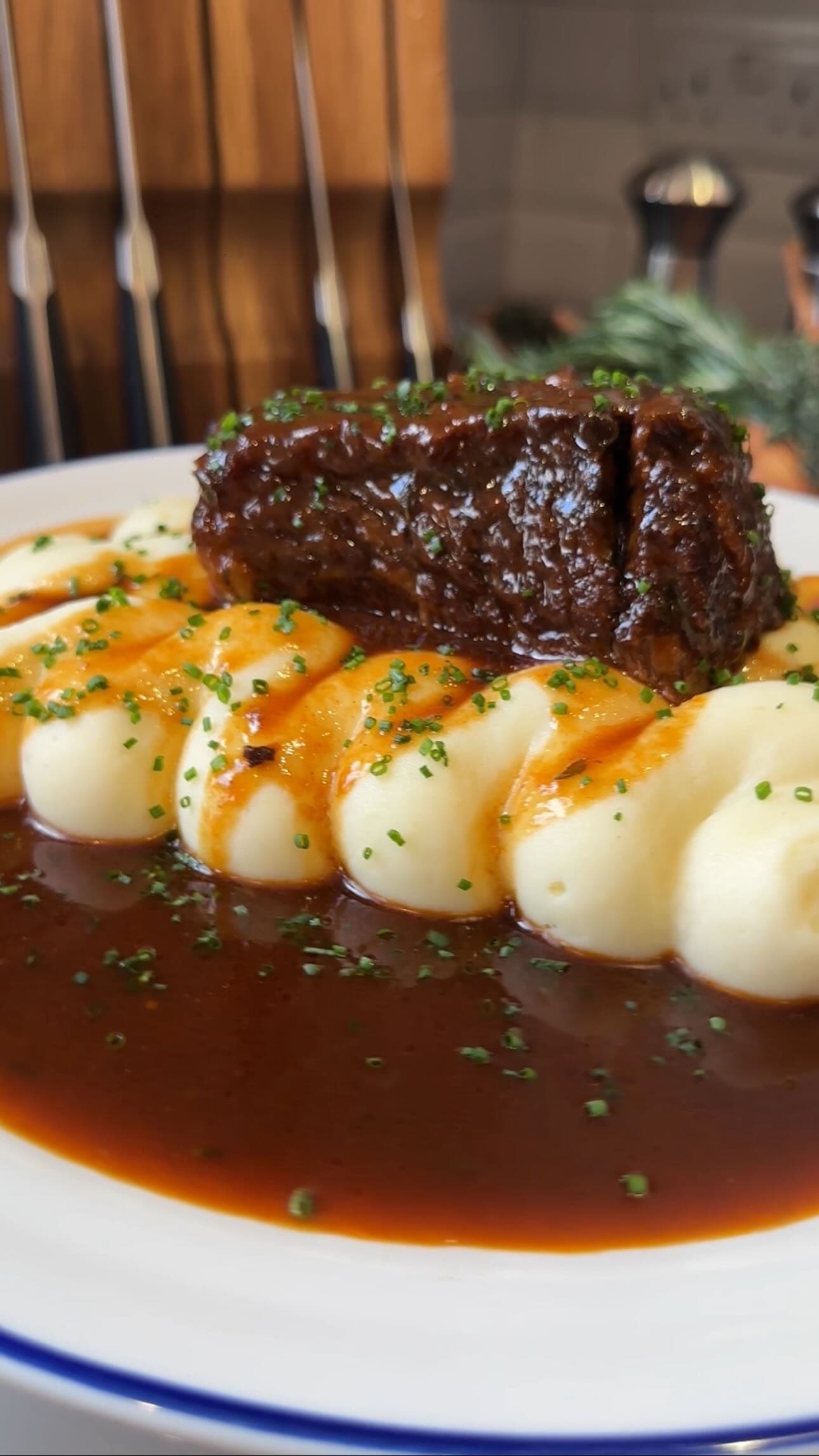 Marry Me Mash with Braised Short Ribs