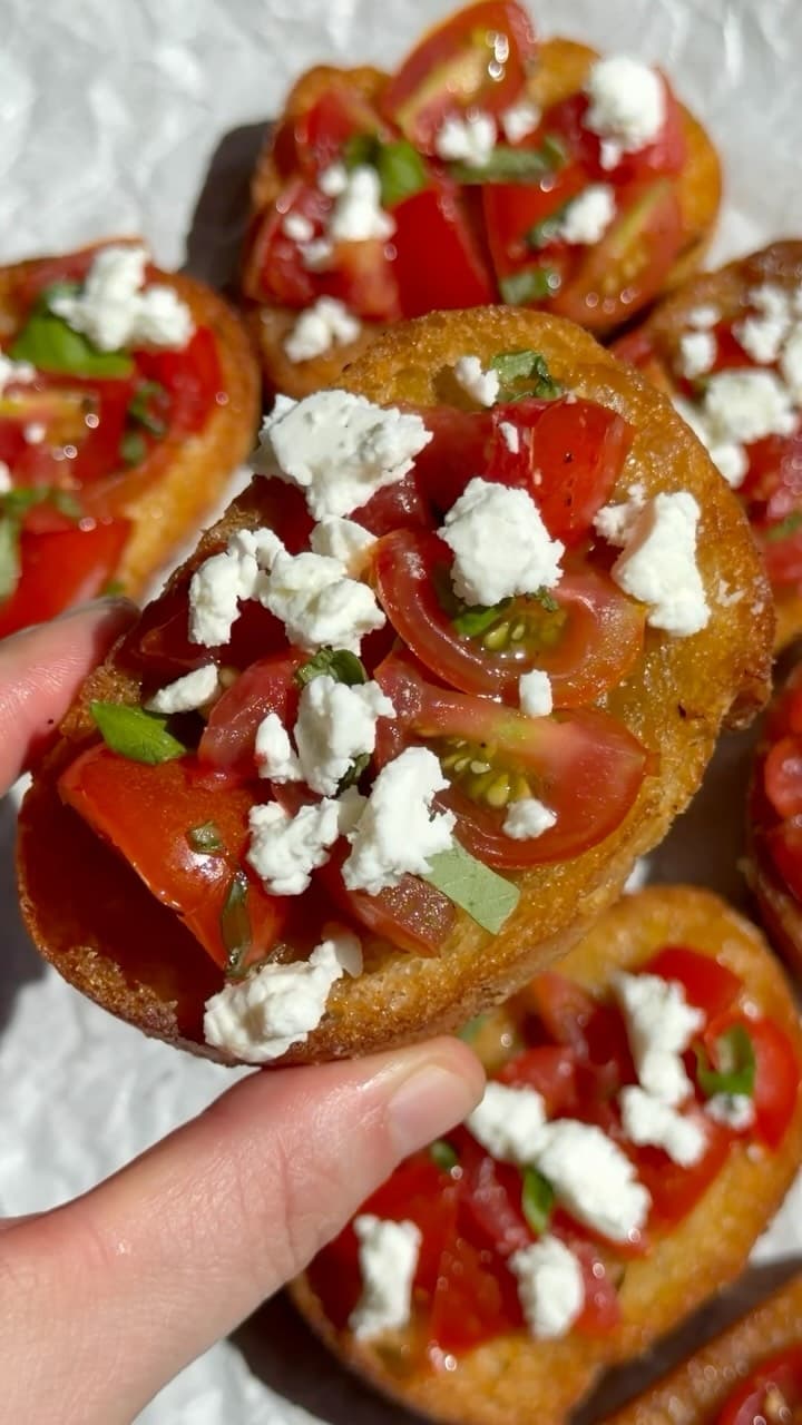 Garlic Confit Bruschetta