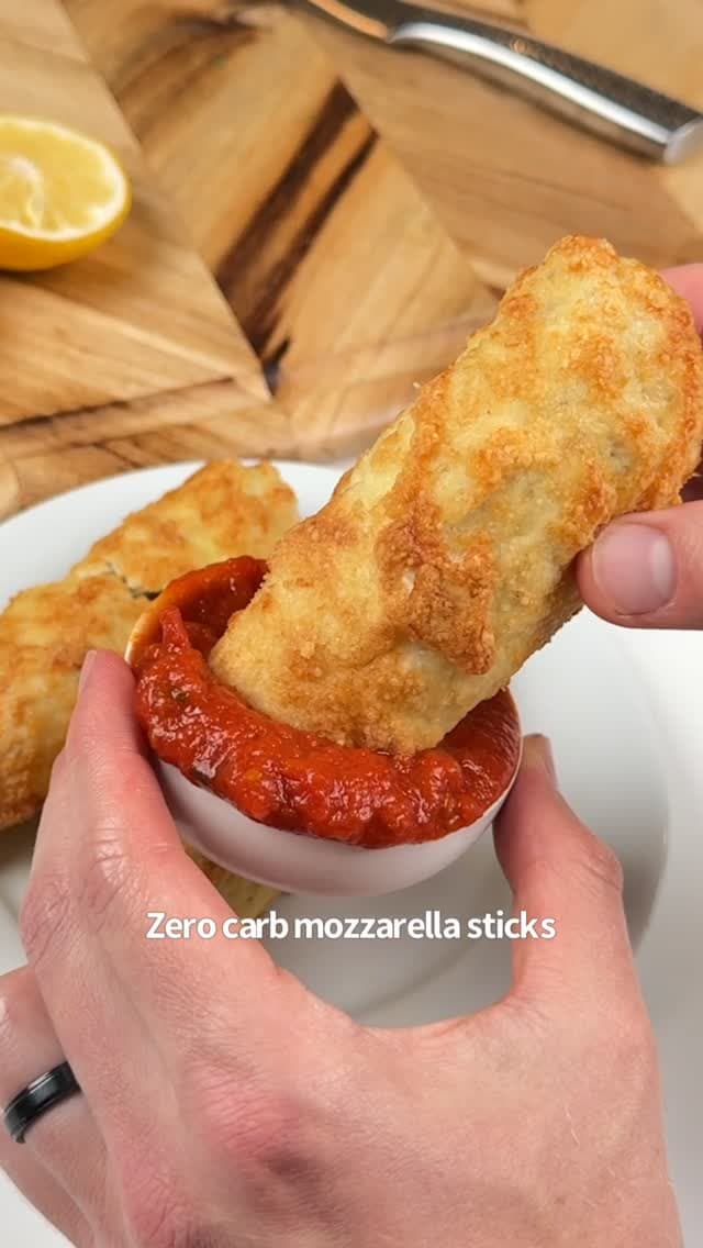 Zero Carb Crispy Chicken High Protein Mozzarella Sticks