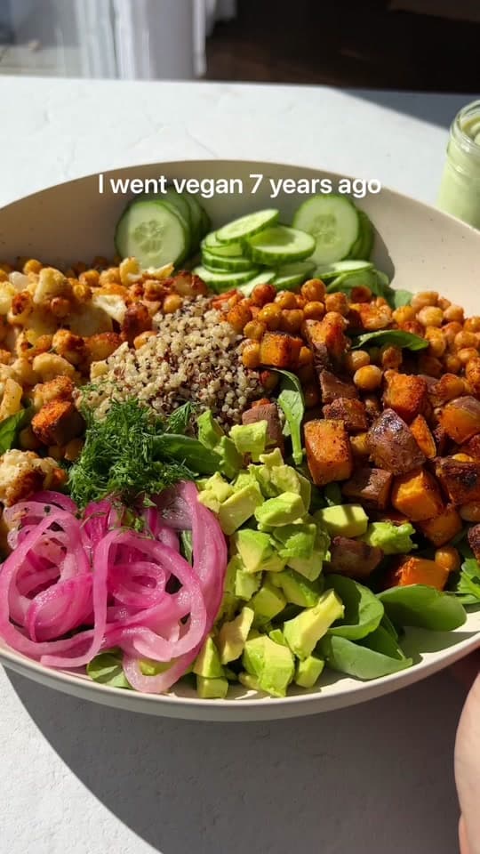 High‑Protein Vegan Salad Bowl