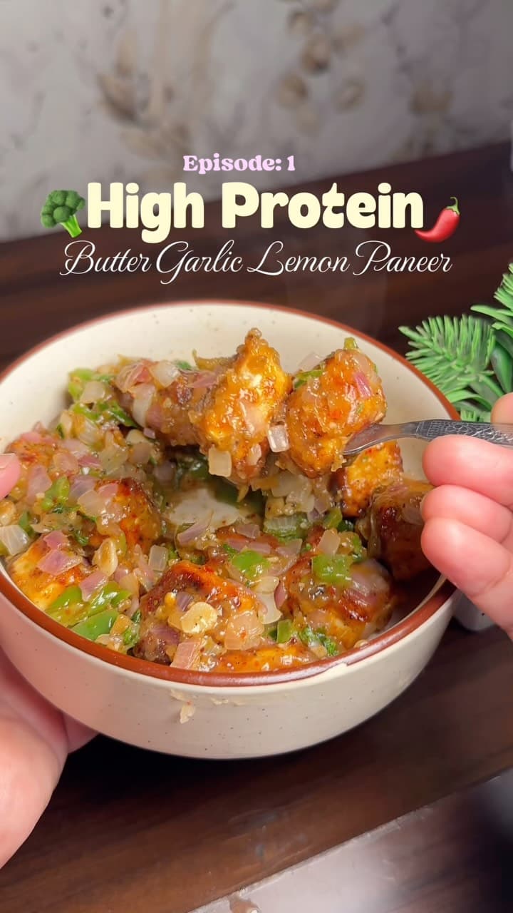 Butter Garlic Lemon Paneer