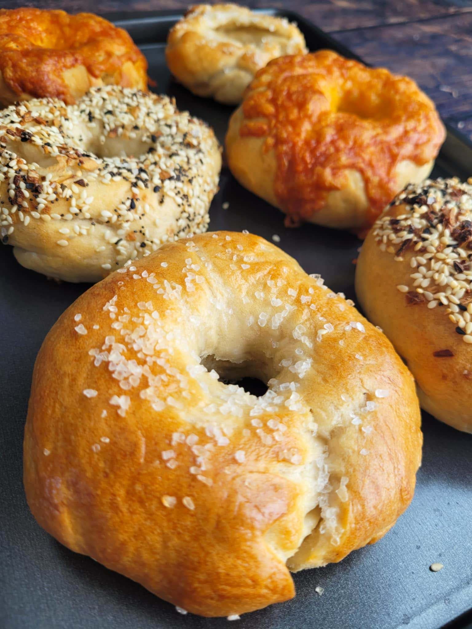 Easy Sourdough Bagels Recipe