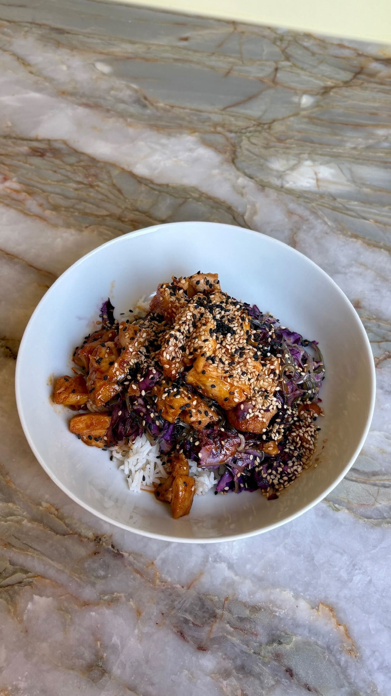 Easy Monday Chicken Salad with Sesame Dressing