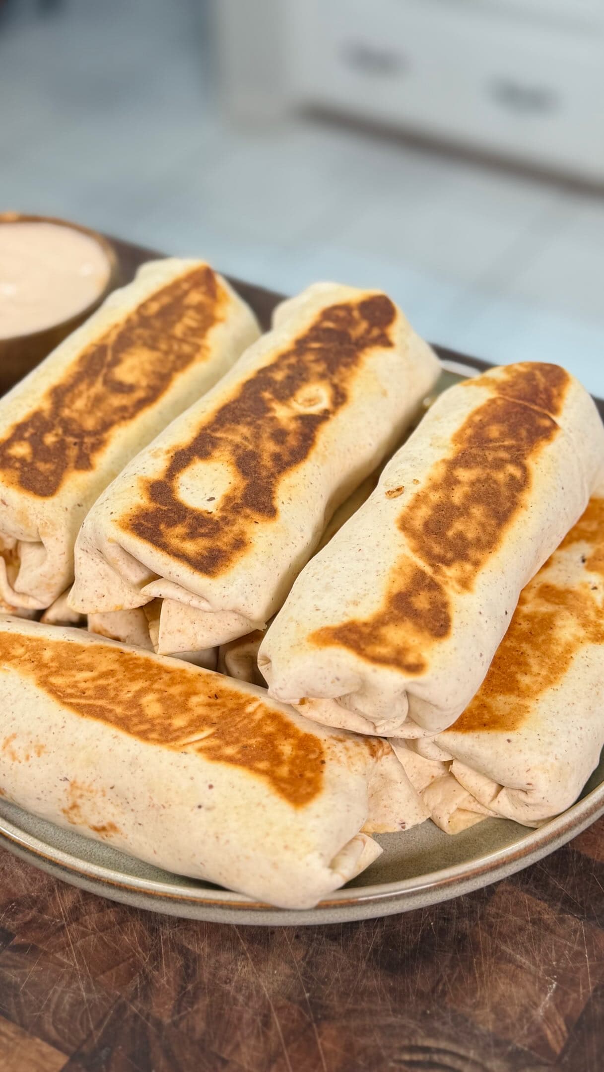 Creamy Cajun Chicken Burrito Meal Prep