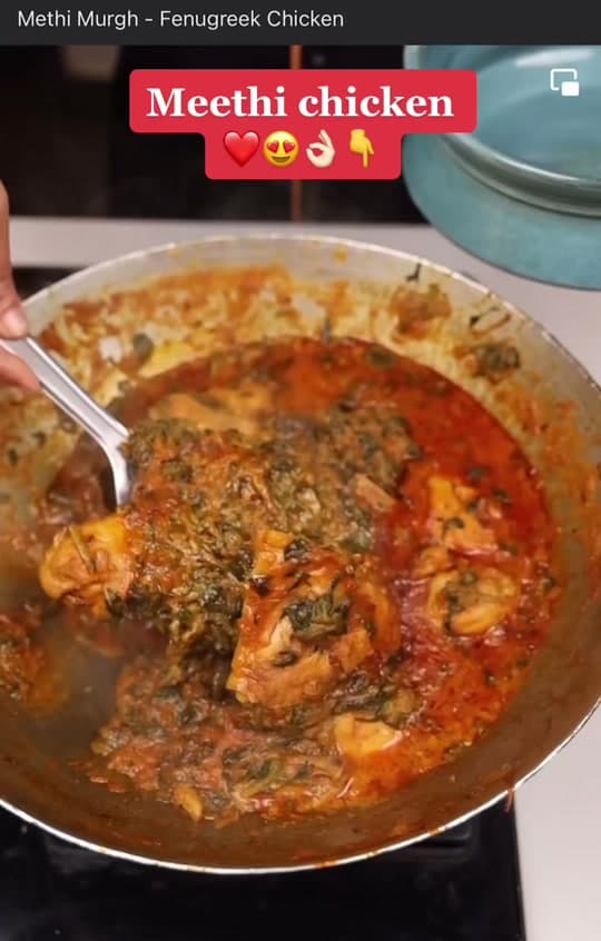 Fenugreek Chicken (Methi Murg)