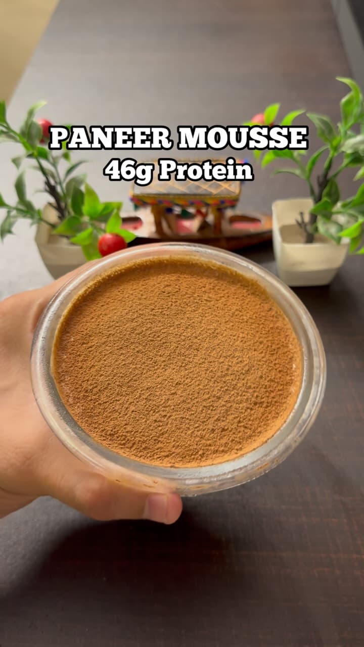 High-Protein Paneer Chocolate Mousse