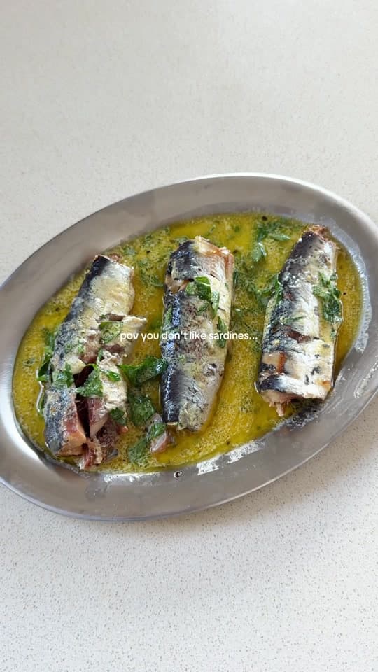 Sardine Toast with Zesty Mustard Sauce