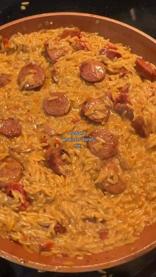 Marry Me Sausage Orzo