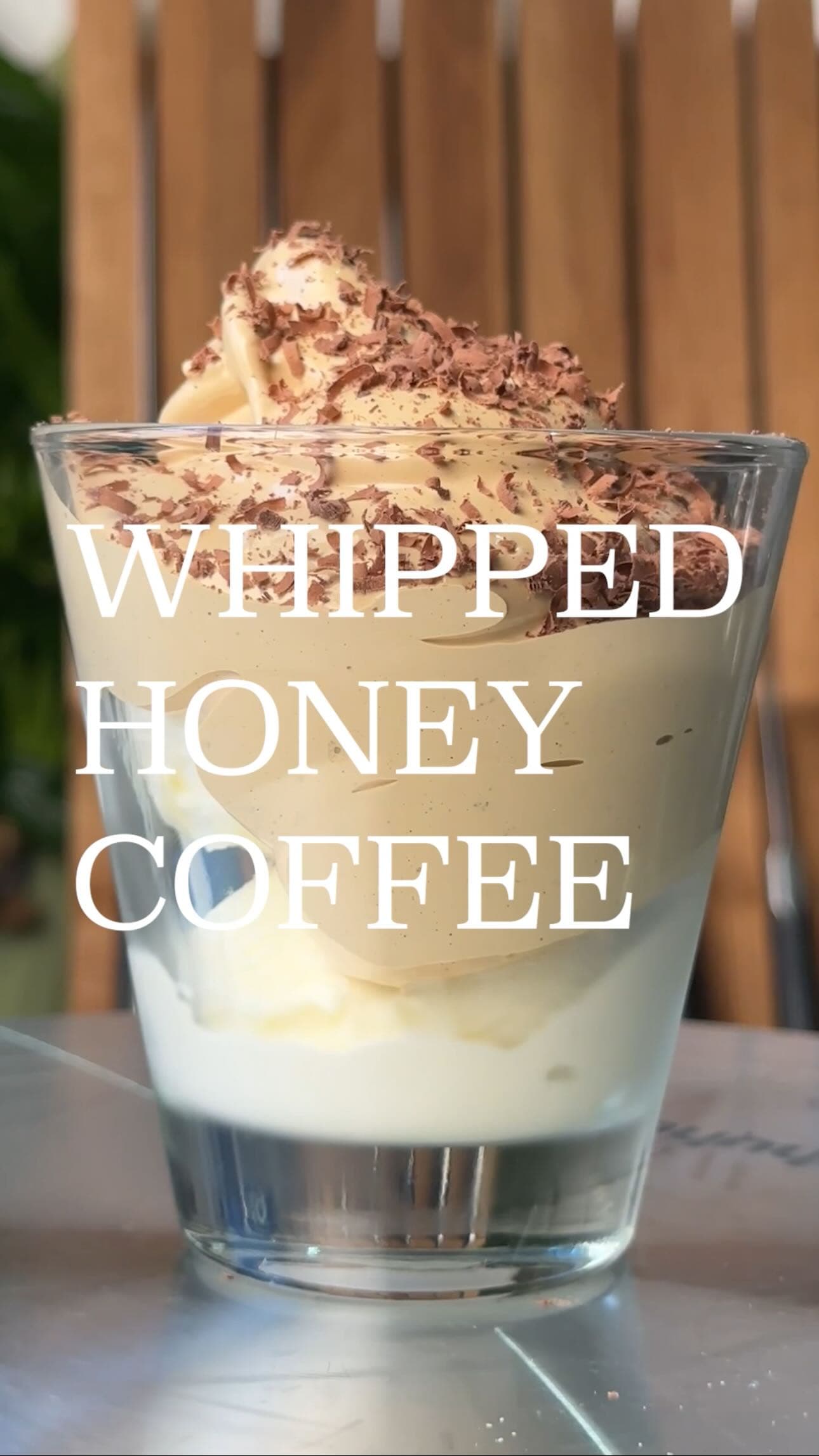 Whipped Honey Coffee Affogato