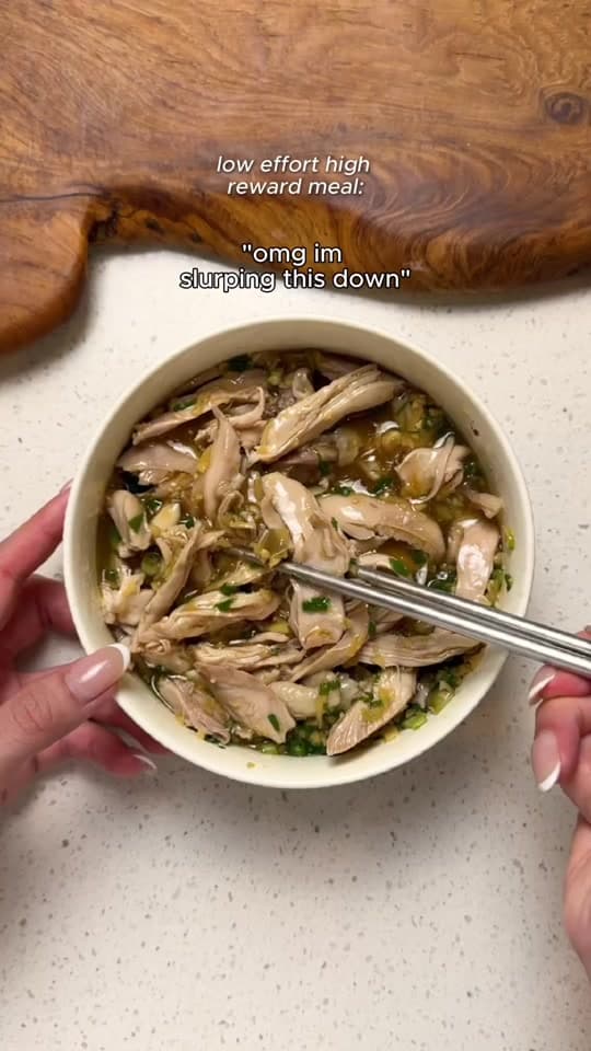 Pour‑Over Ginger Scallion Chicken
