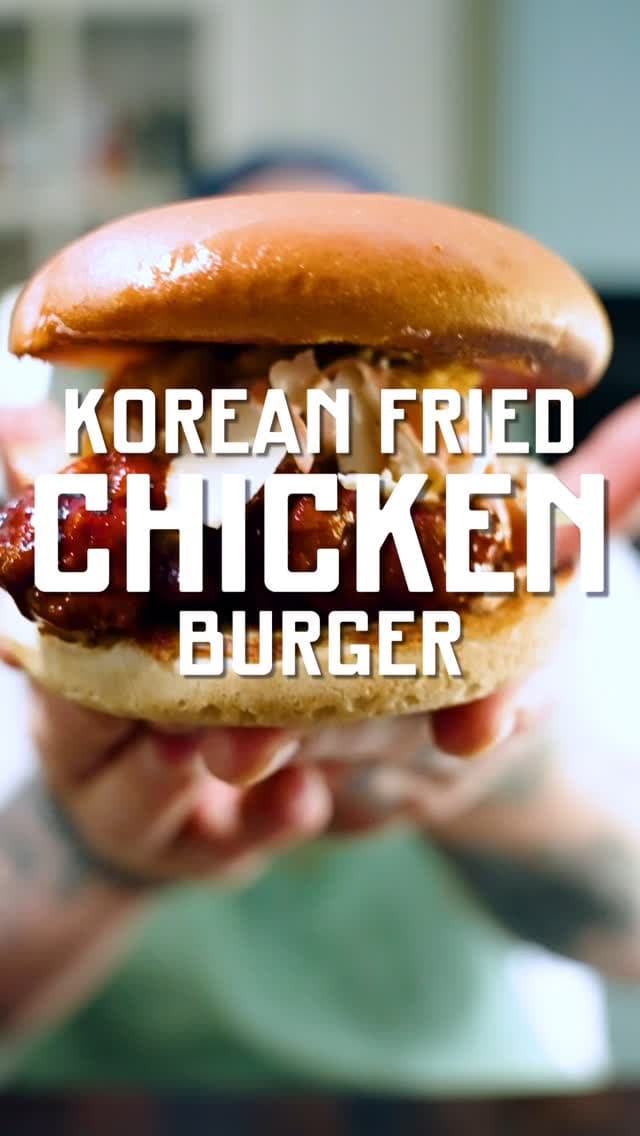 Korean Fried Chicken Burger
