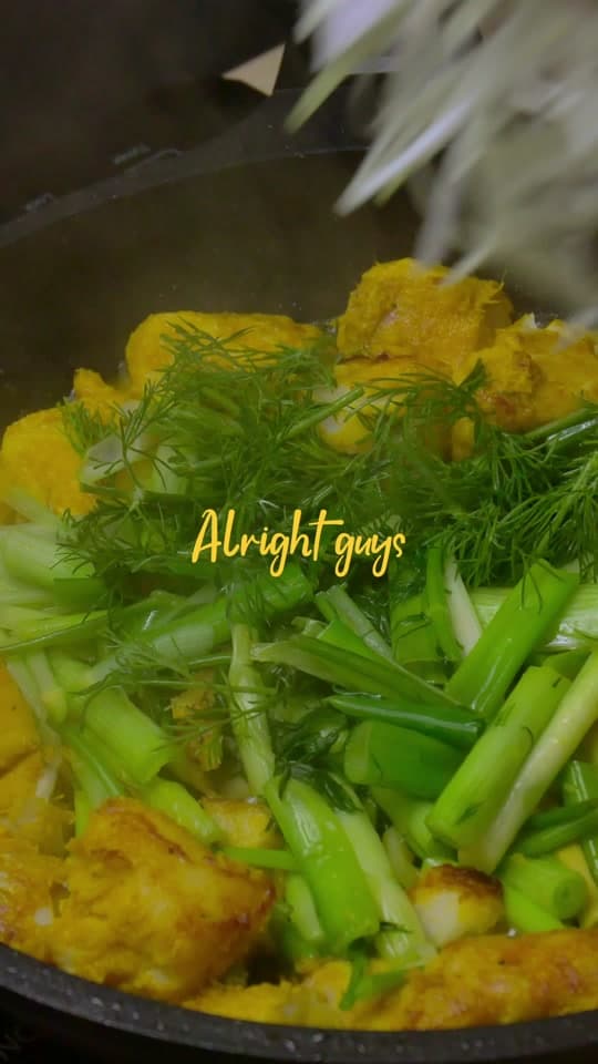 Cha Ca La Vong (Vietnamese Fish with Dill and Scallions)