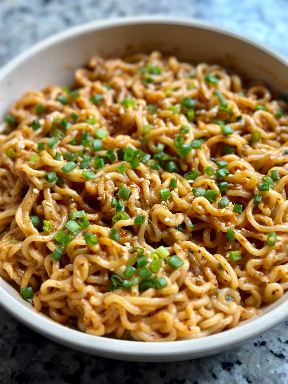 10-Min Chili Peanut Noodles