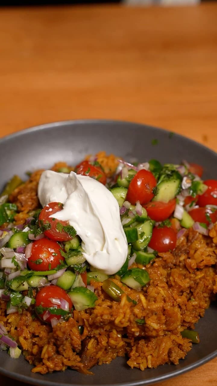 One-Pot Spicy Ground Beef Rice