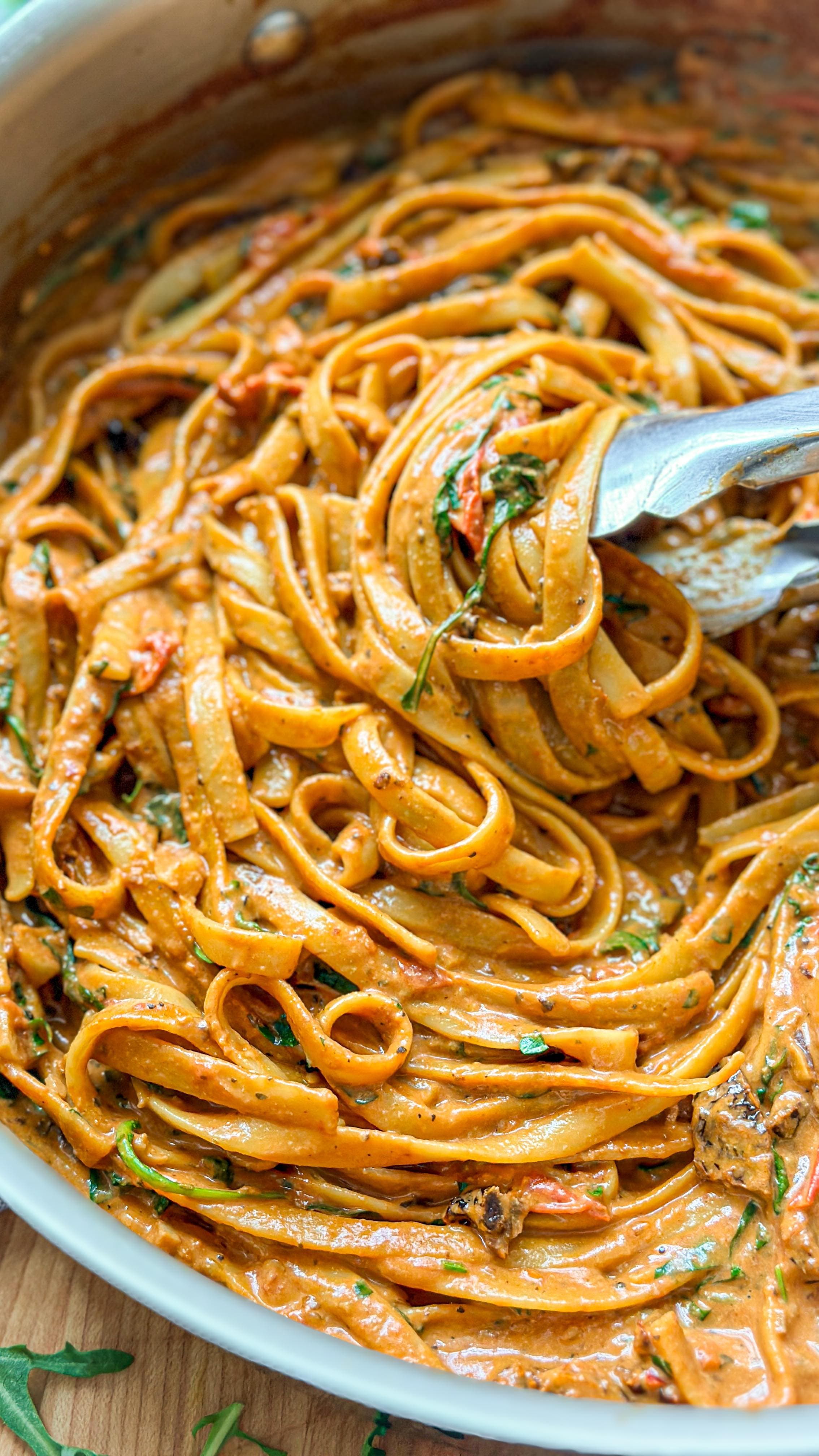 Creamy Sun‑Dried Tomato Pasta