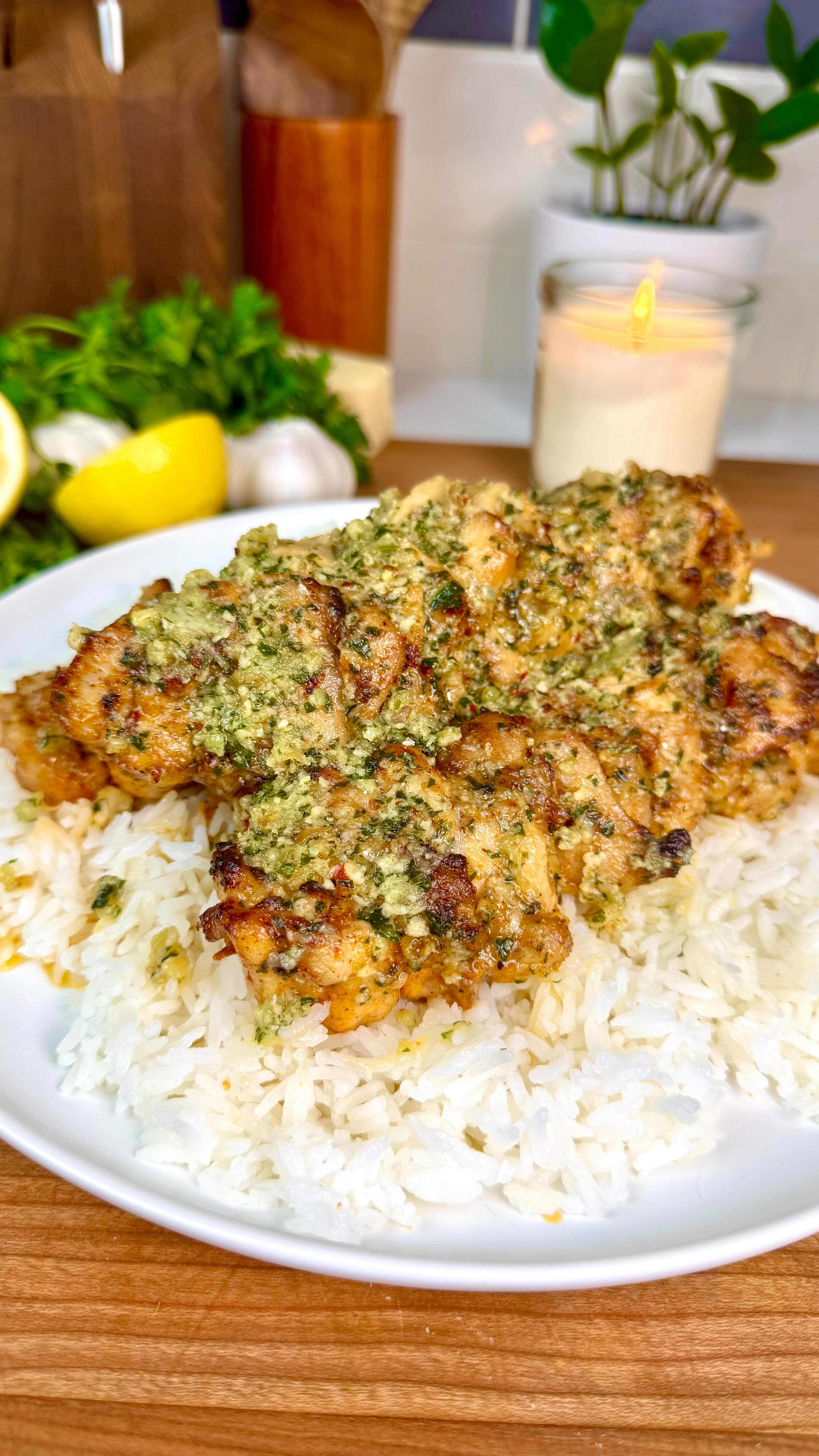 15‑Minute Garlic Parmesan Chicken Skewers
