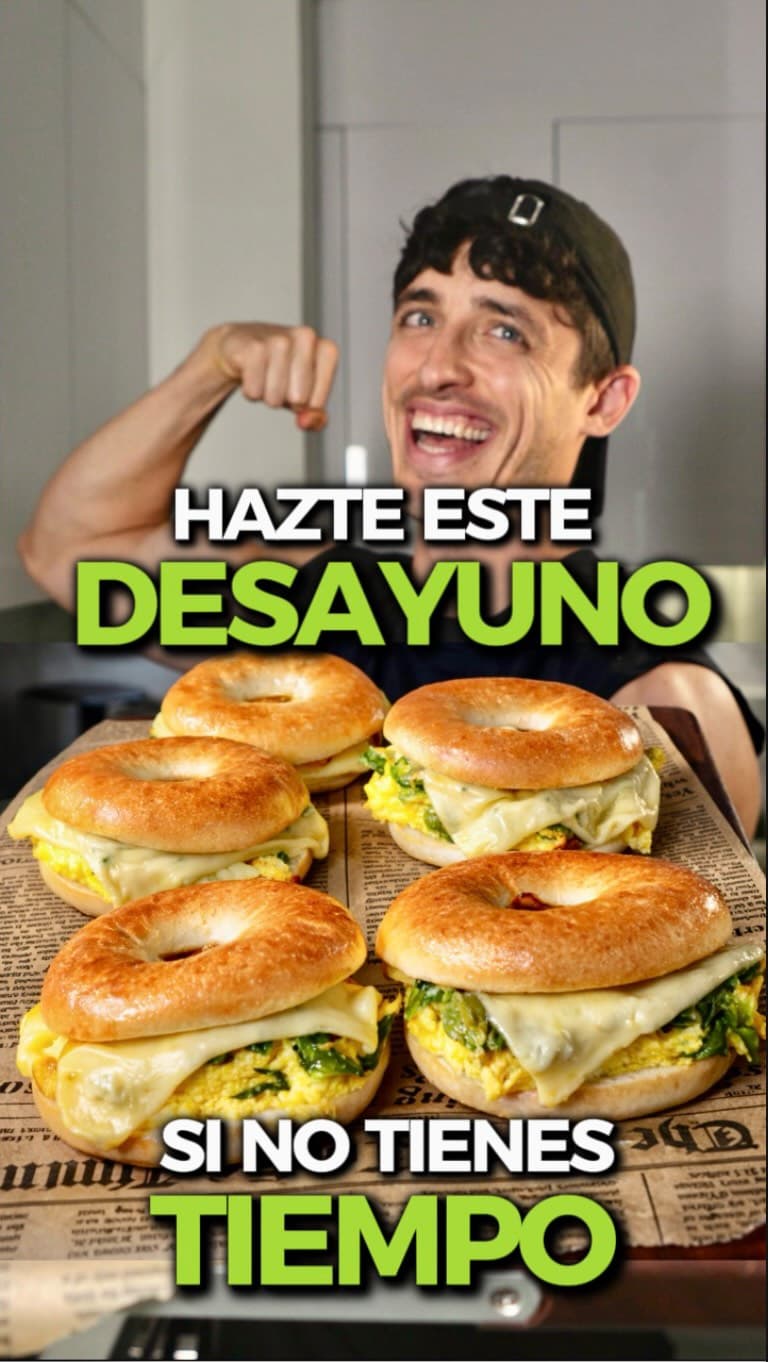 High‑Protein Egg & Cottage Cheese Bagel Bake