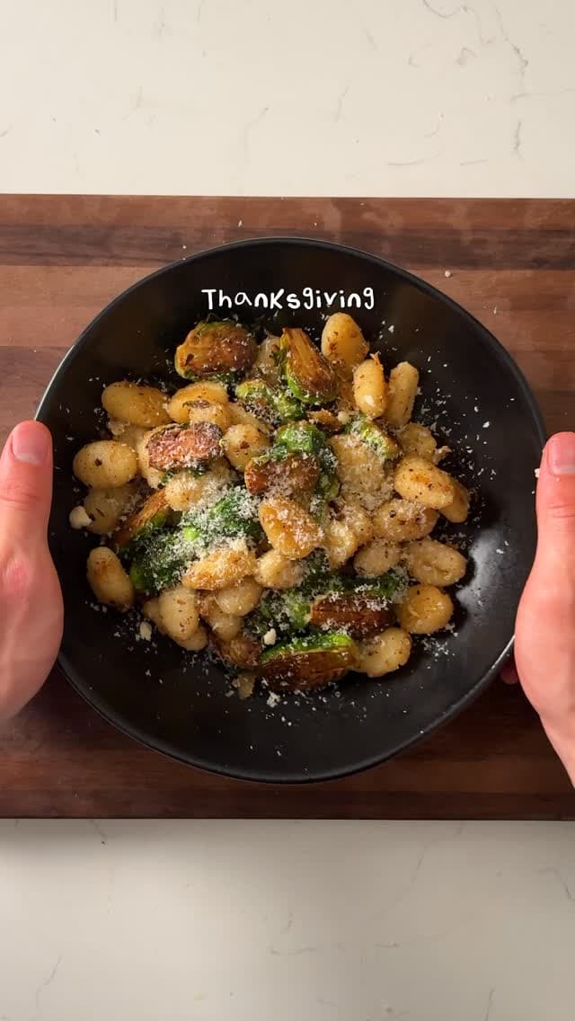Crispy Gnocchi & Brussels Sprouts