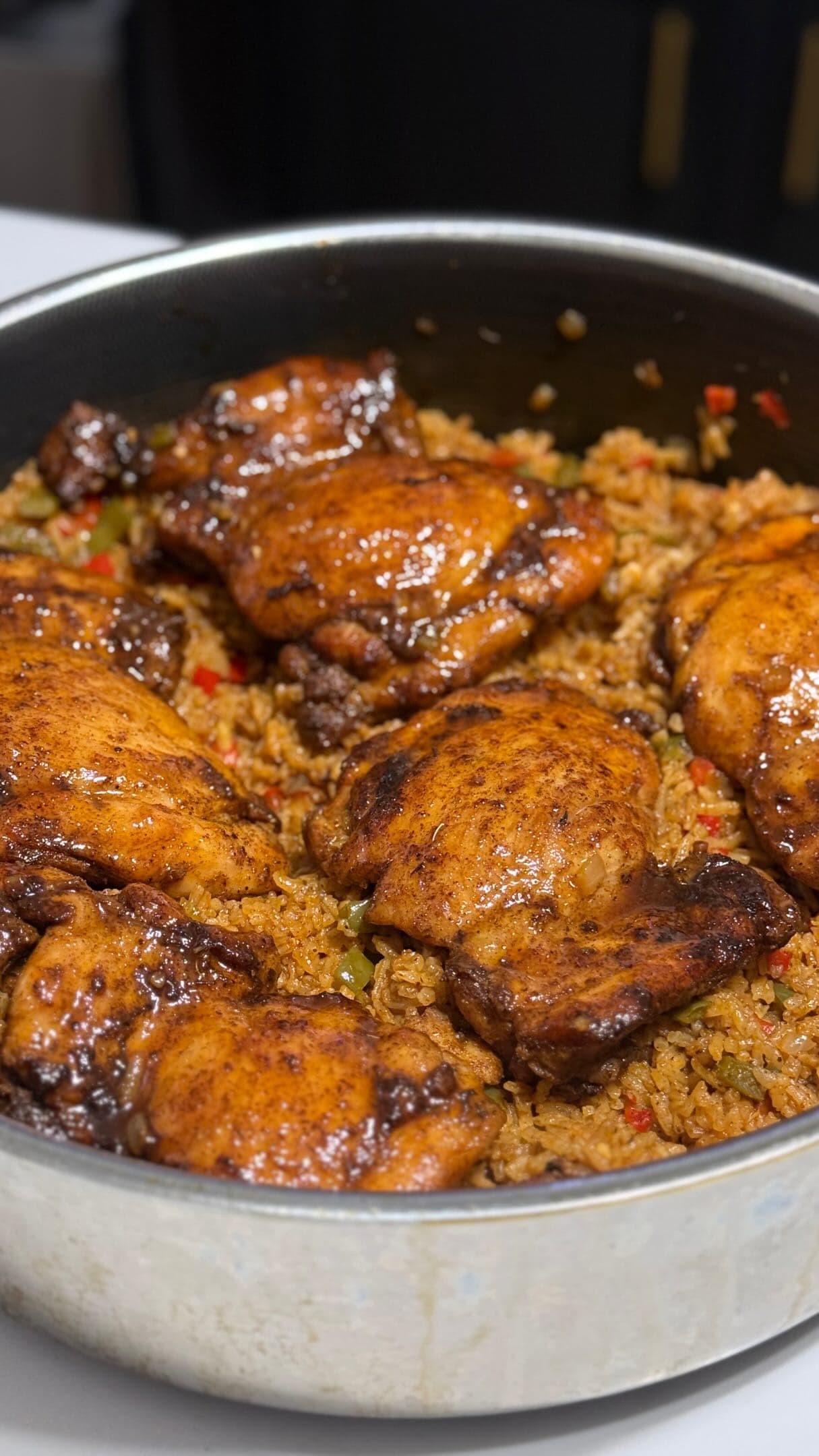 One-Pot Cajun Honey Butter Chicken and Rice