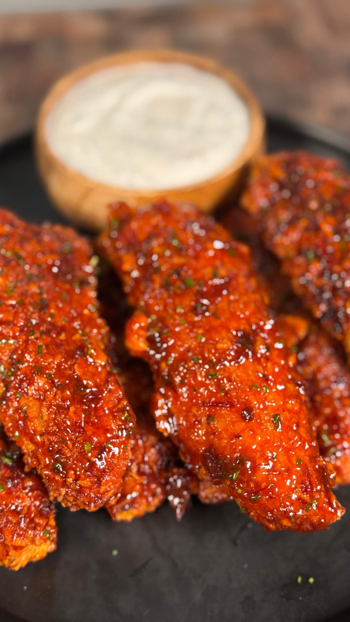 Air Fried Crispy Chipotle Honey Chicken Tenders