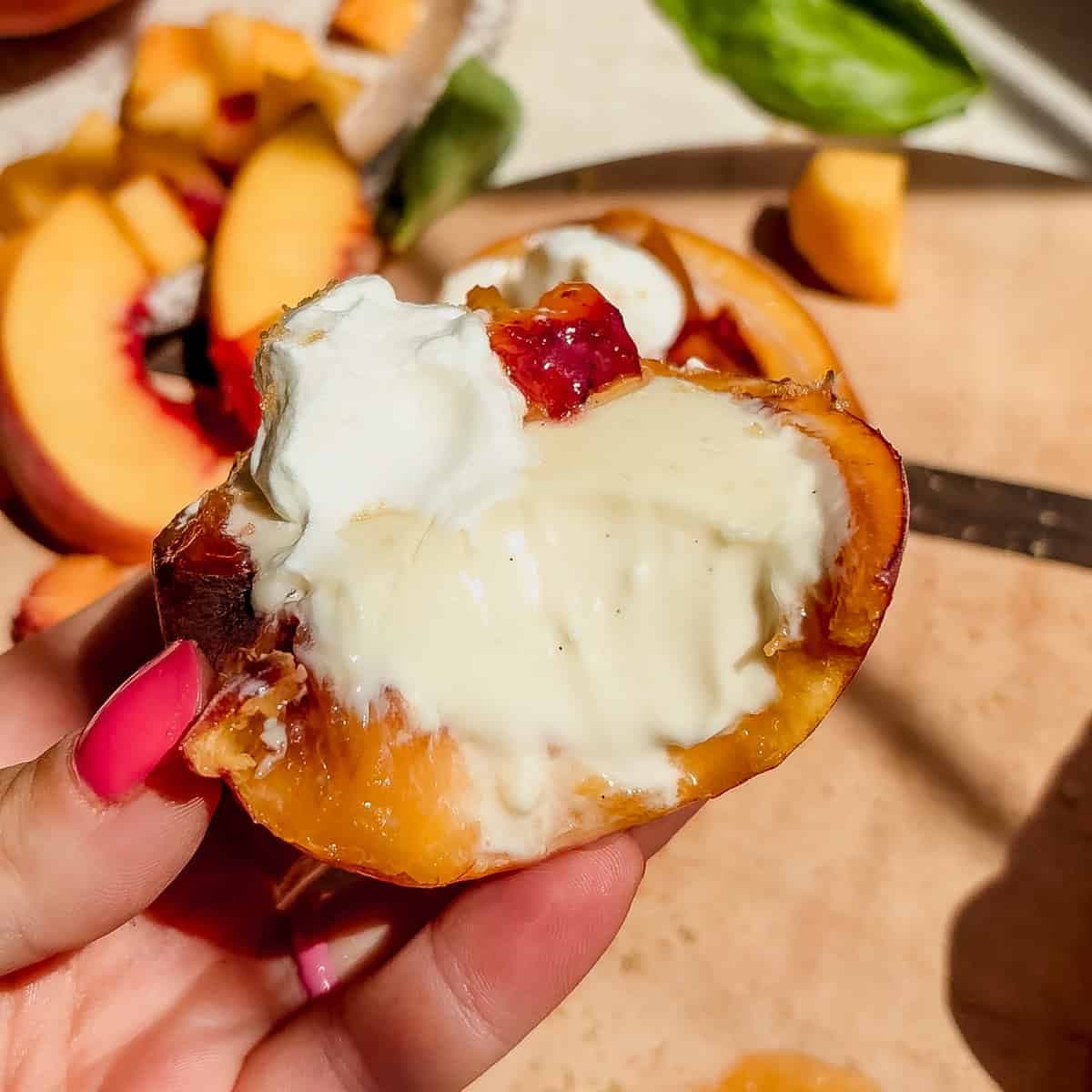 Peach Posset
