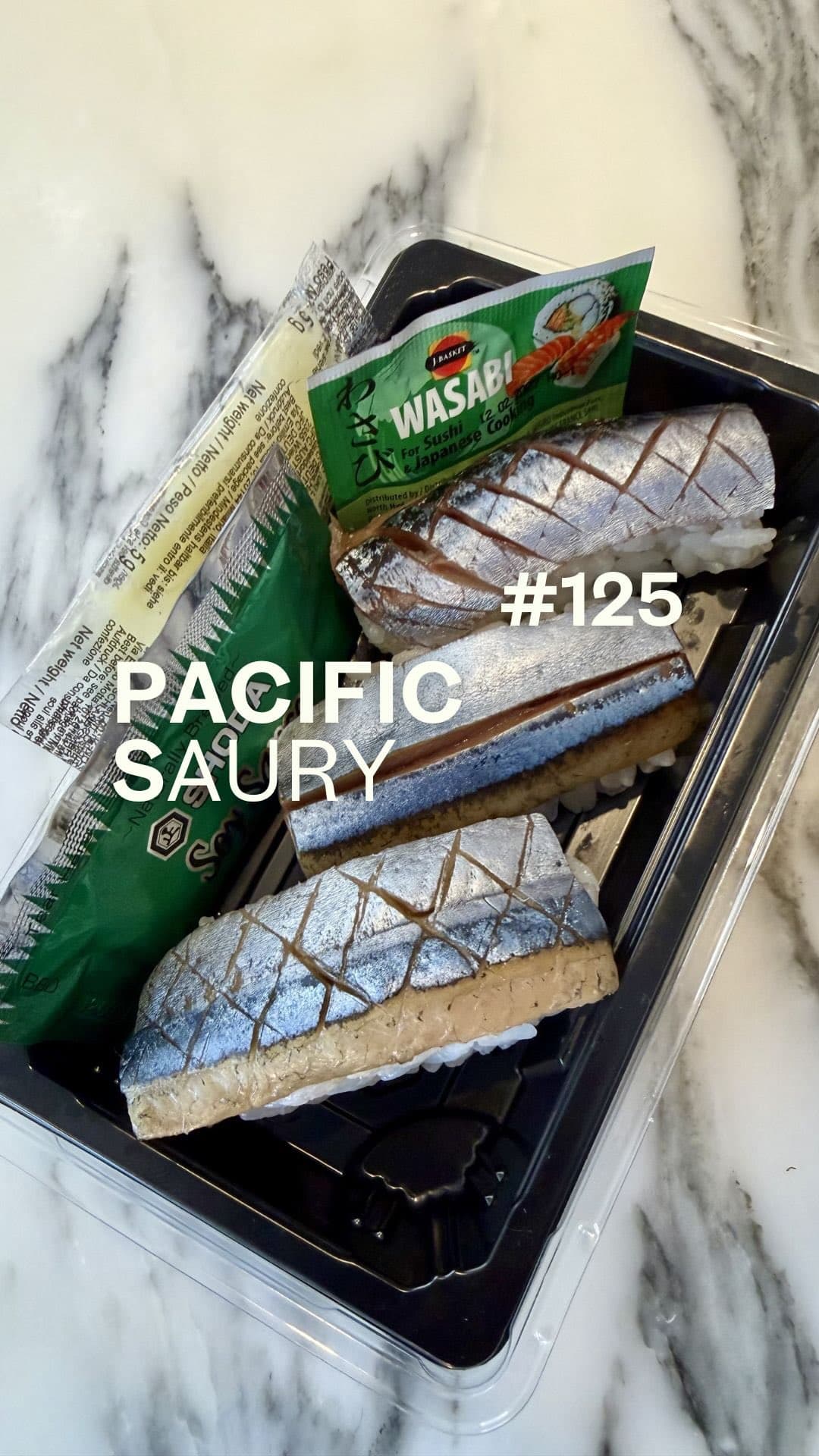 Pacific Saury Nigiri