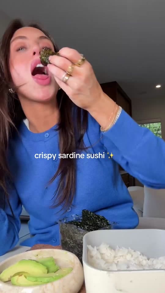 Crispy Sardine Sushi