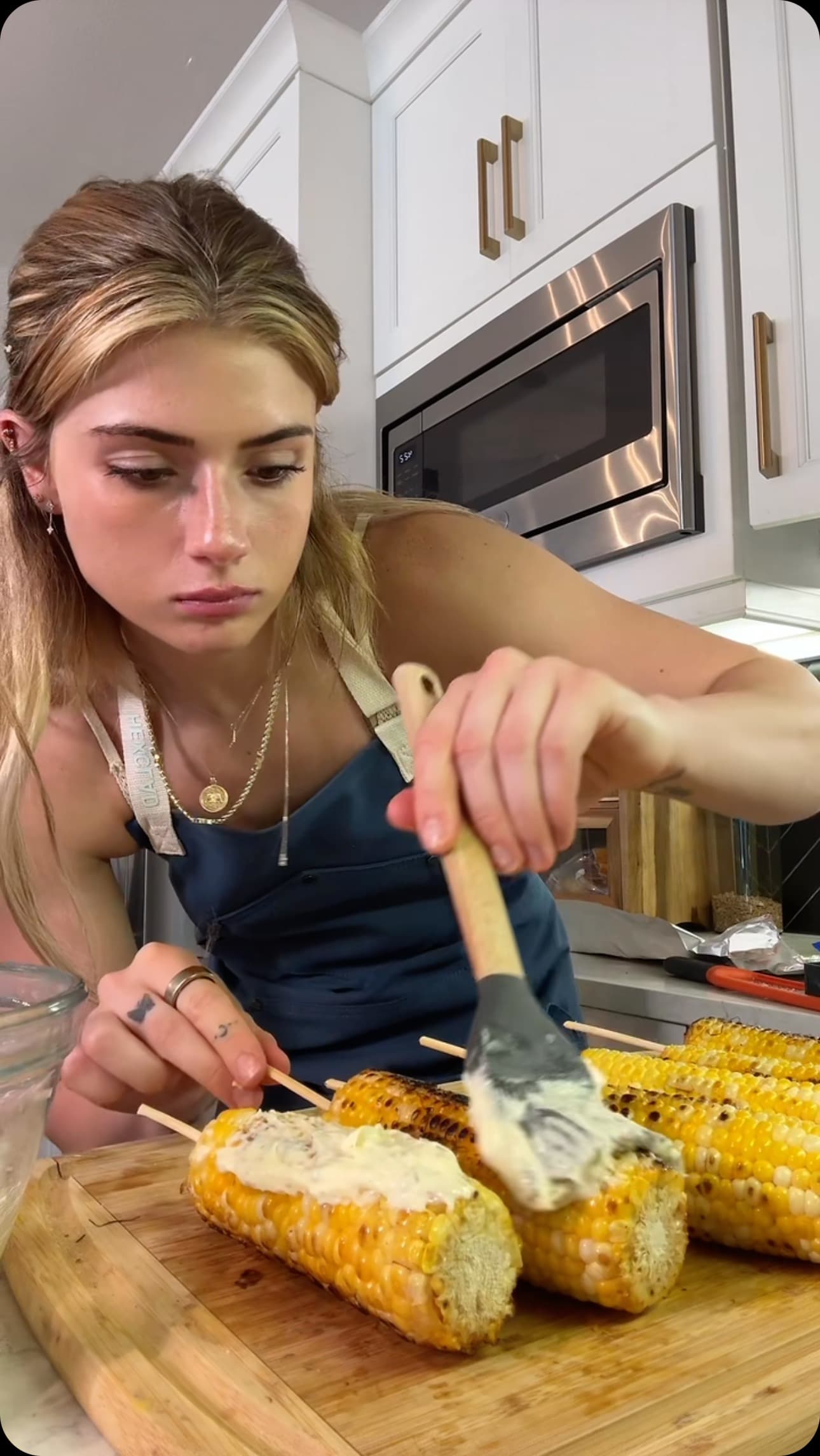 Grilled Corn on the Cob with Buttered Sauce