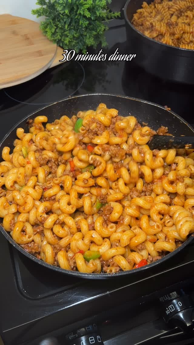 30-Minute Ground Beef Pasta