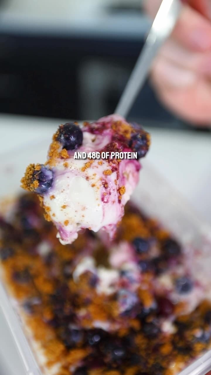 Stupid Simple Blueberry Cheesecake Overnight Oats