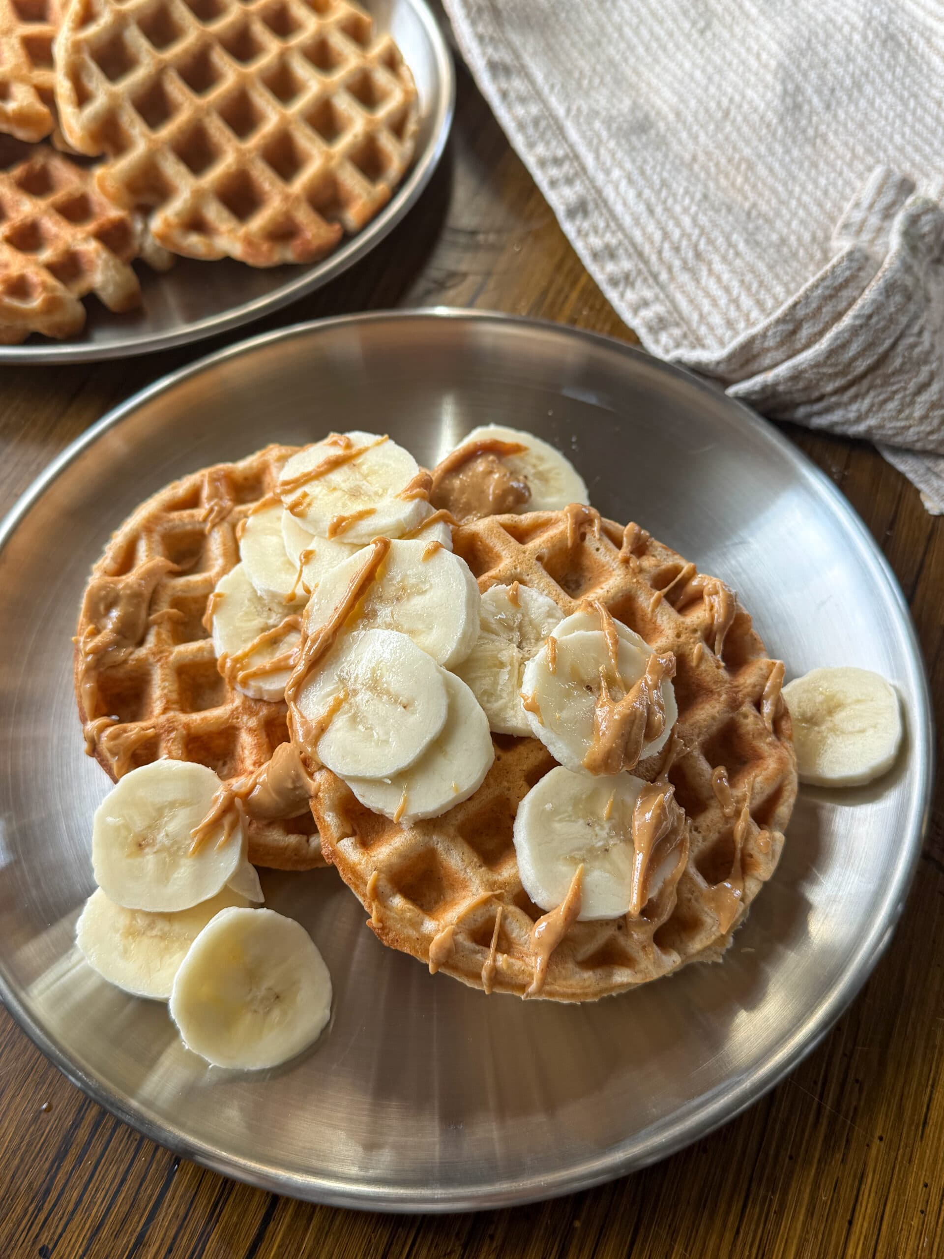 Easy Yogurt Oat Waffles (High Protein, Freezer-Friendly)