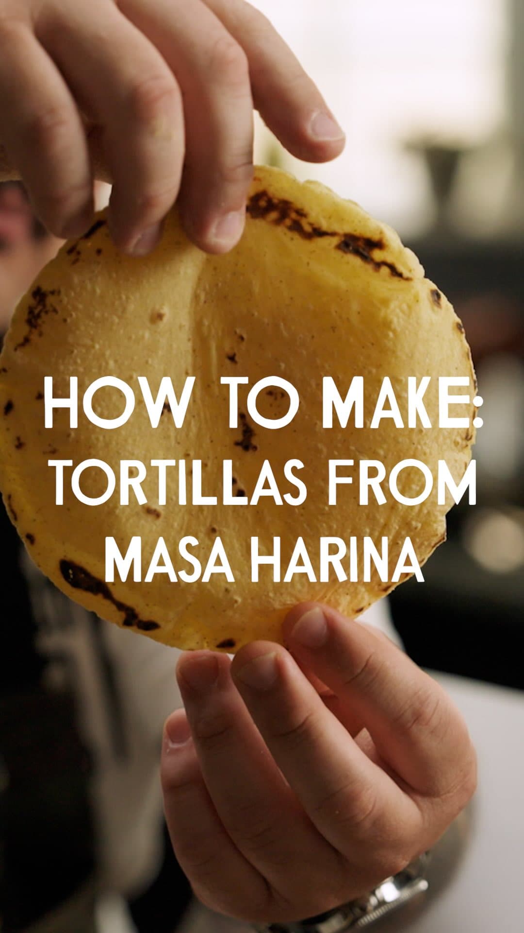 Homemade Masa Taquera Tortillas