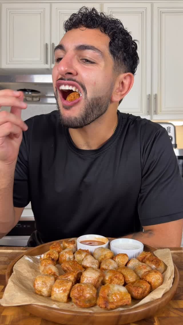 Crispy Rice Paper Chicken Nuggets