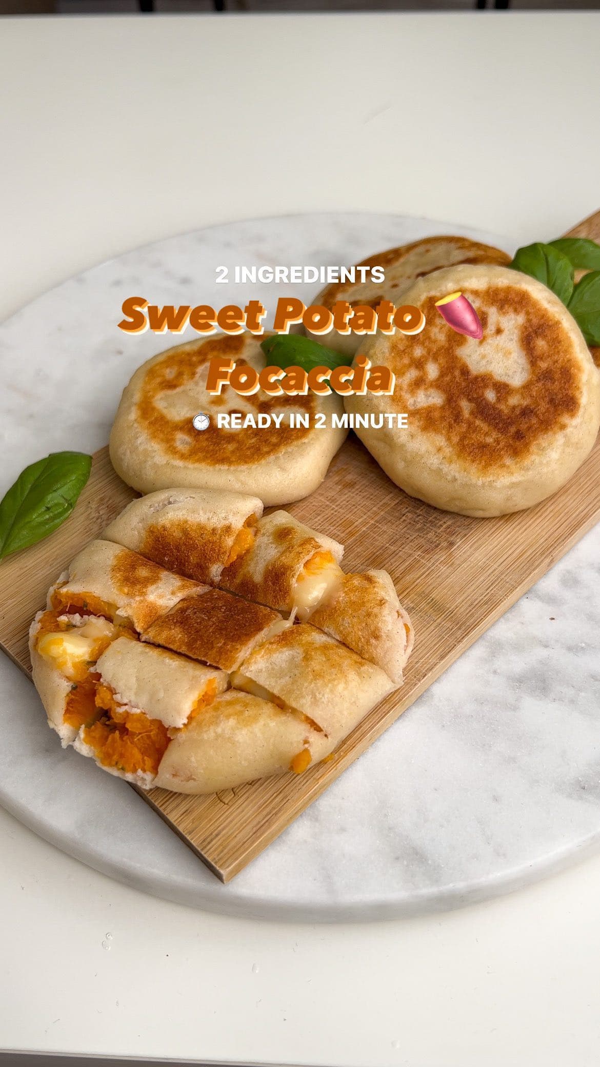 Sweet Potato & Cheese Focaccia Bites