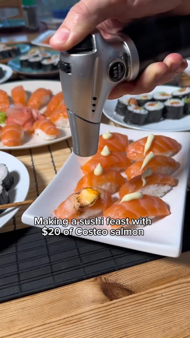 Costco Farmed Salmon Sushi