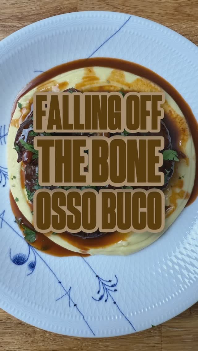 Braised Osso Buco with Sticky Glaze and Silky Mashed Potatoes