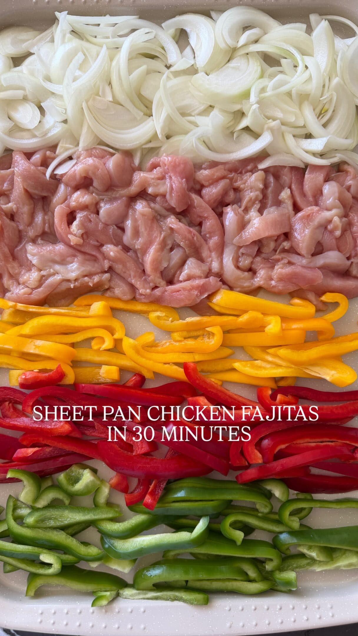 Sheet Pan Chicken Fajitas