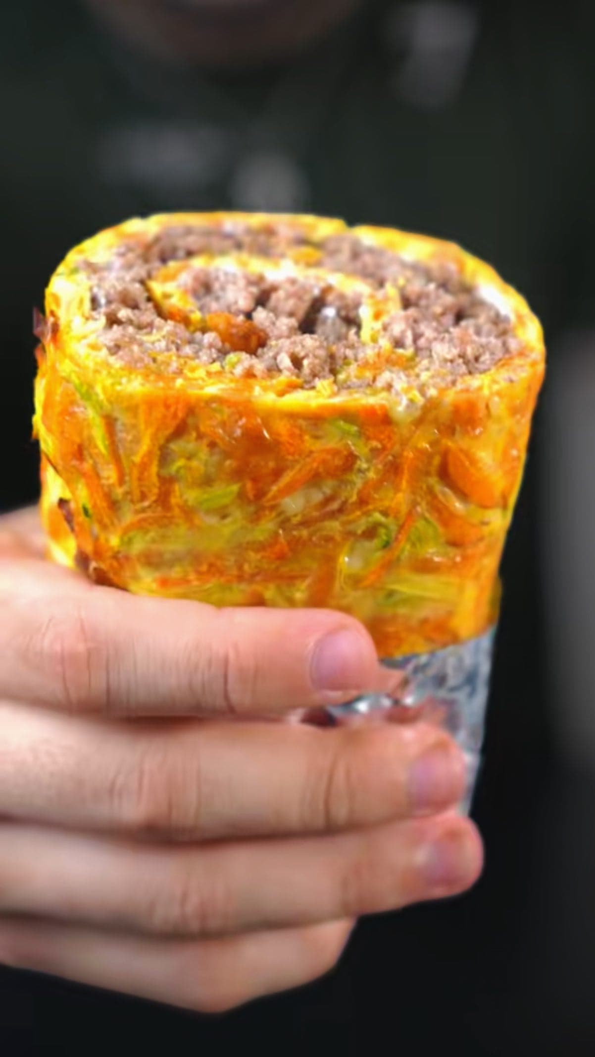 Zucchini and Meat Roll
