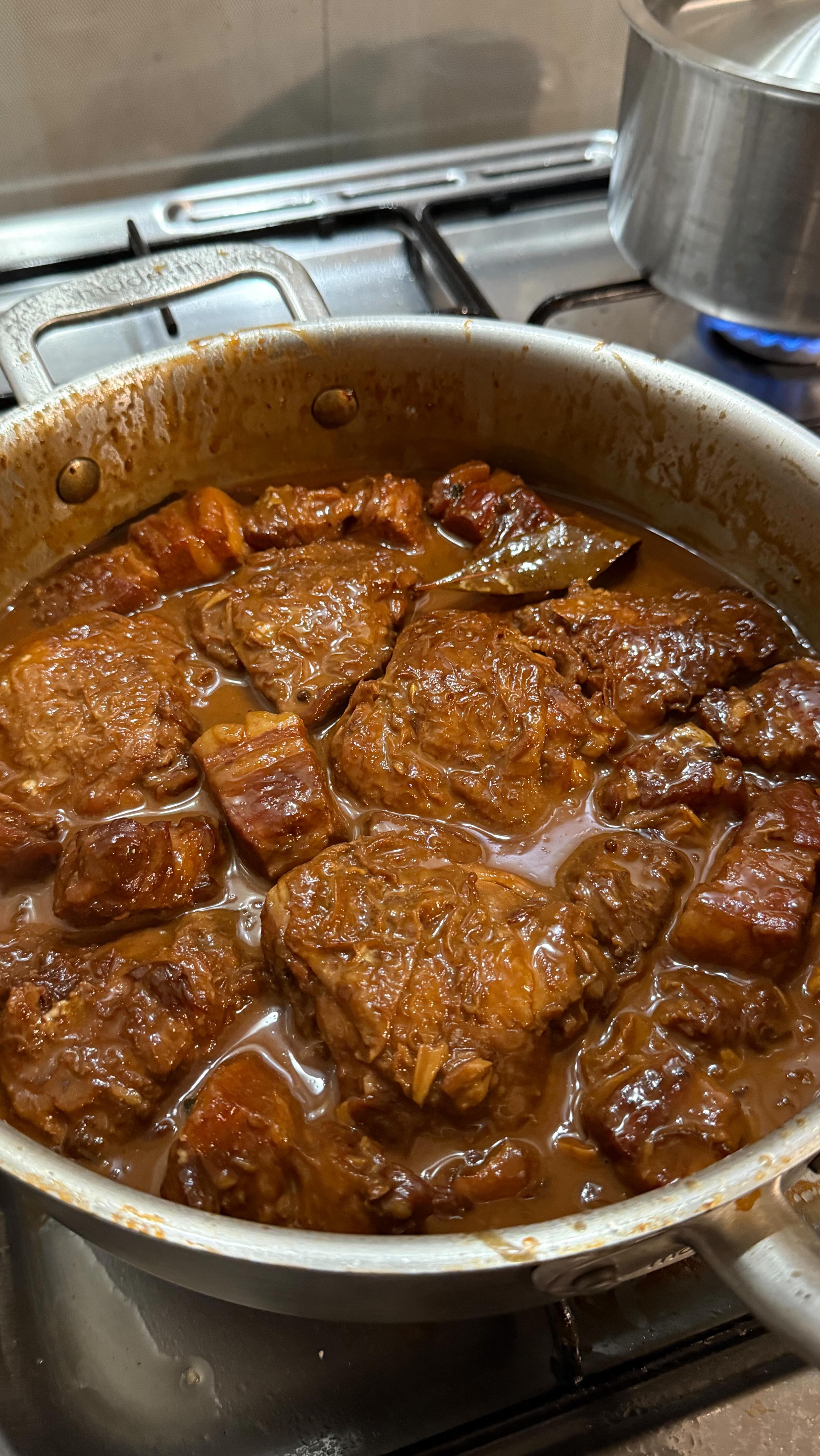 Chicken and Pork Coconut Adobo