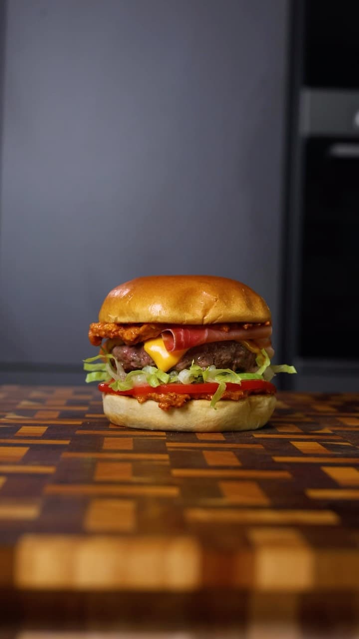 Carlos Alcaraz Burger with Romesco Sauce