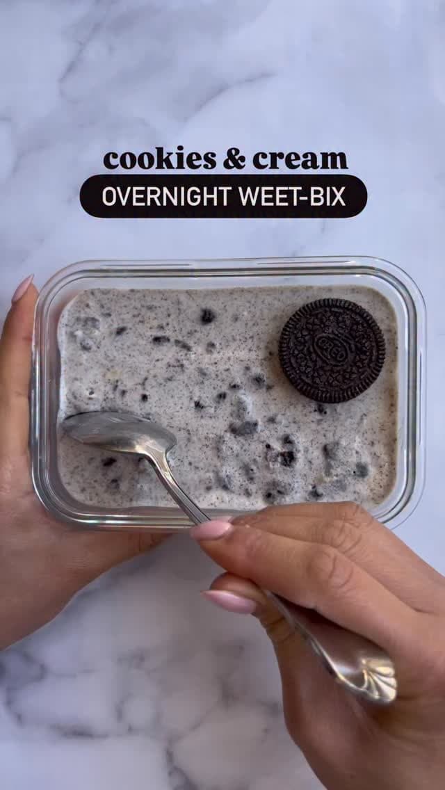 Cookies and Cream Overnight Weetbix