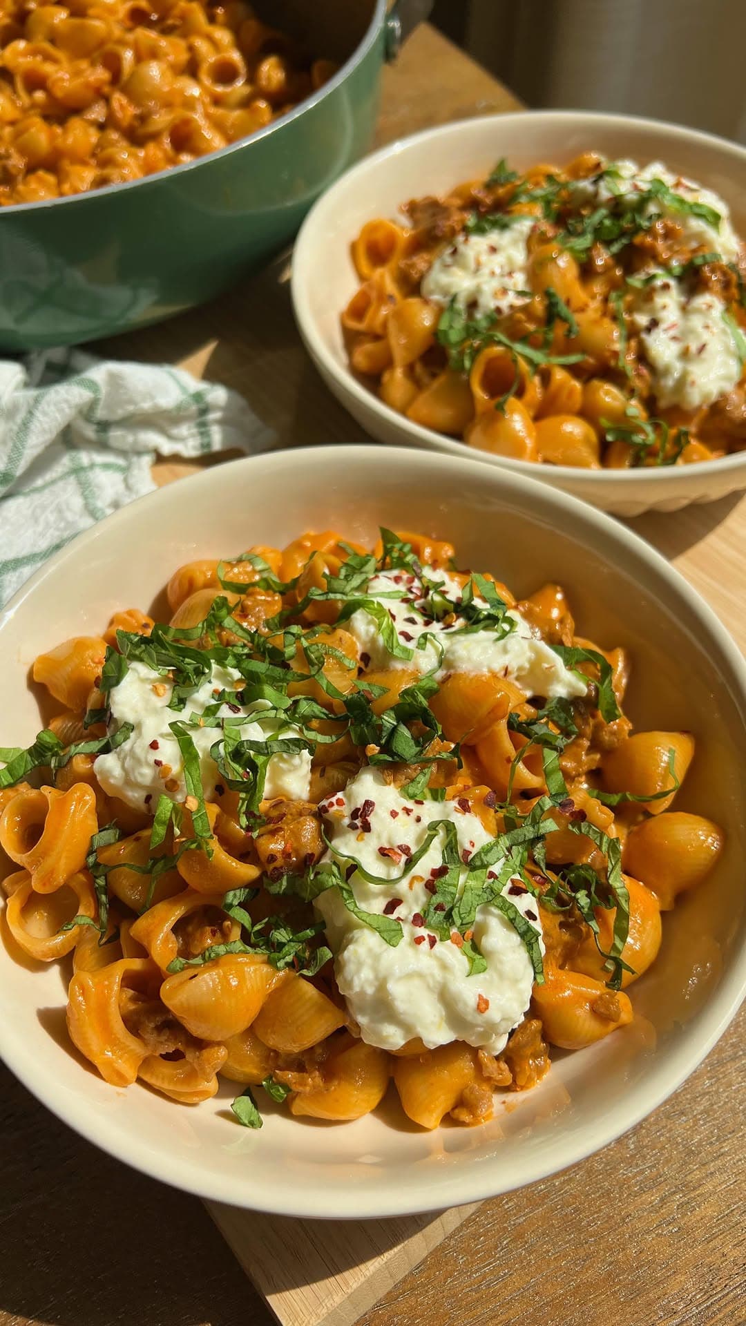 Creamy Pumpkin Vodka Pasta