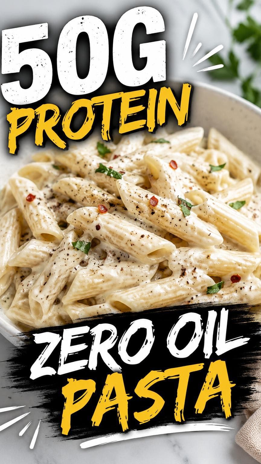Zero Oil-High Protein Pasta
