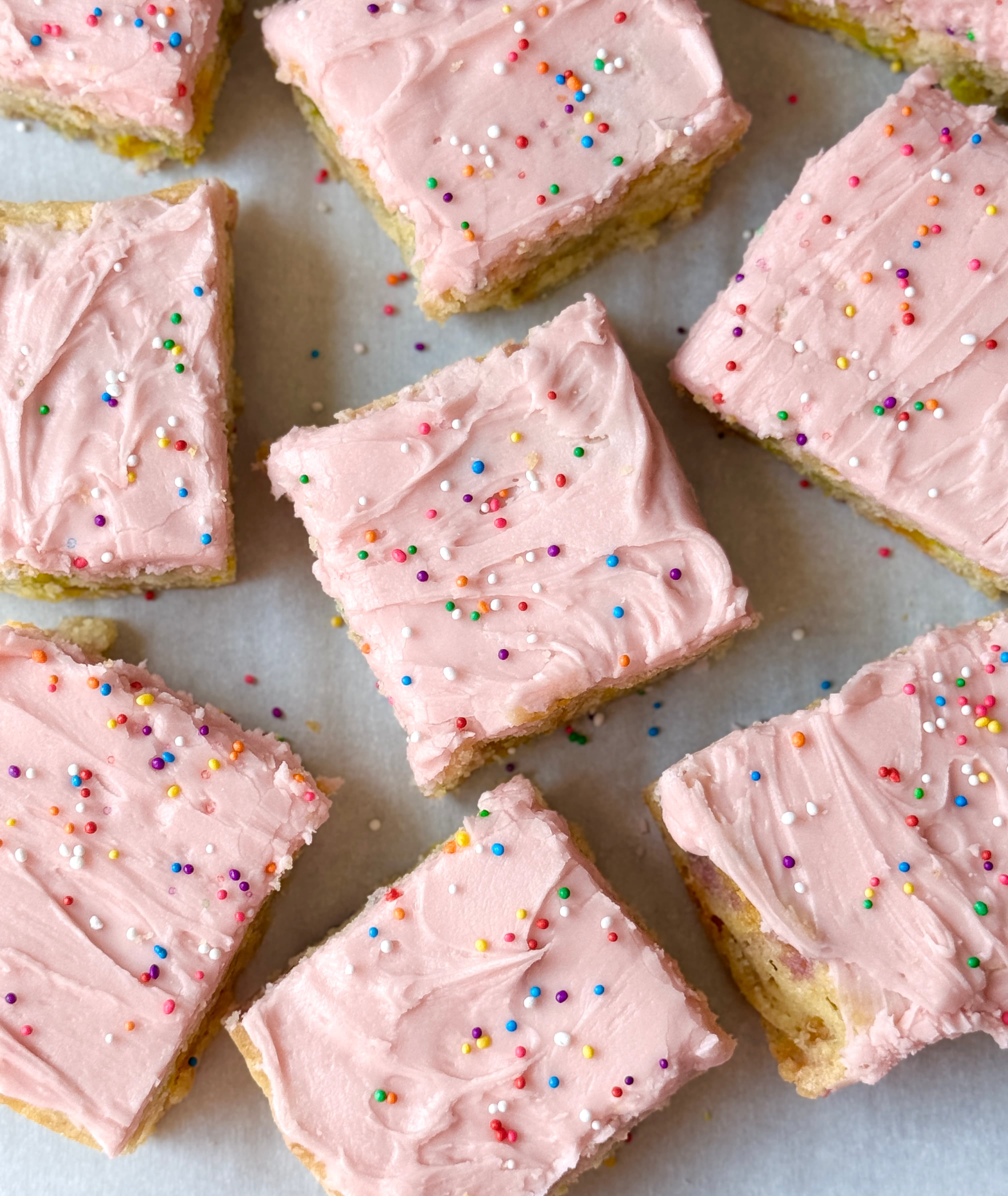 Sourdough Sugar Cookie Bars