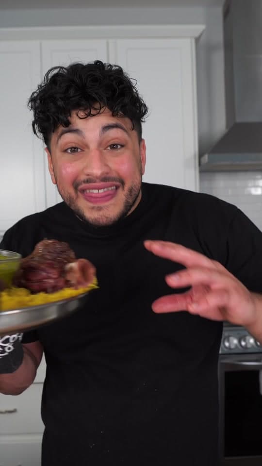 Smoked Lamb Shanks with Yemeni‑Inspired Zahawi Rice