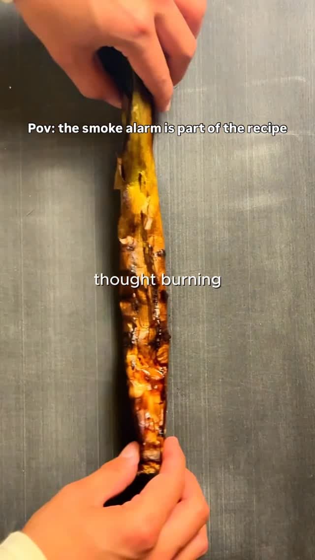 Burned Leek with Romesco Sauce