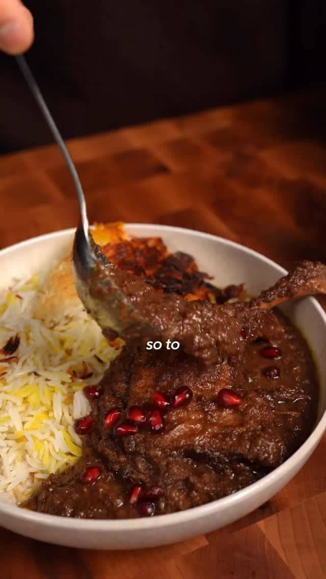 Persian Fesenjan Stew with Duck