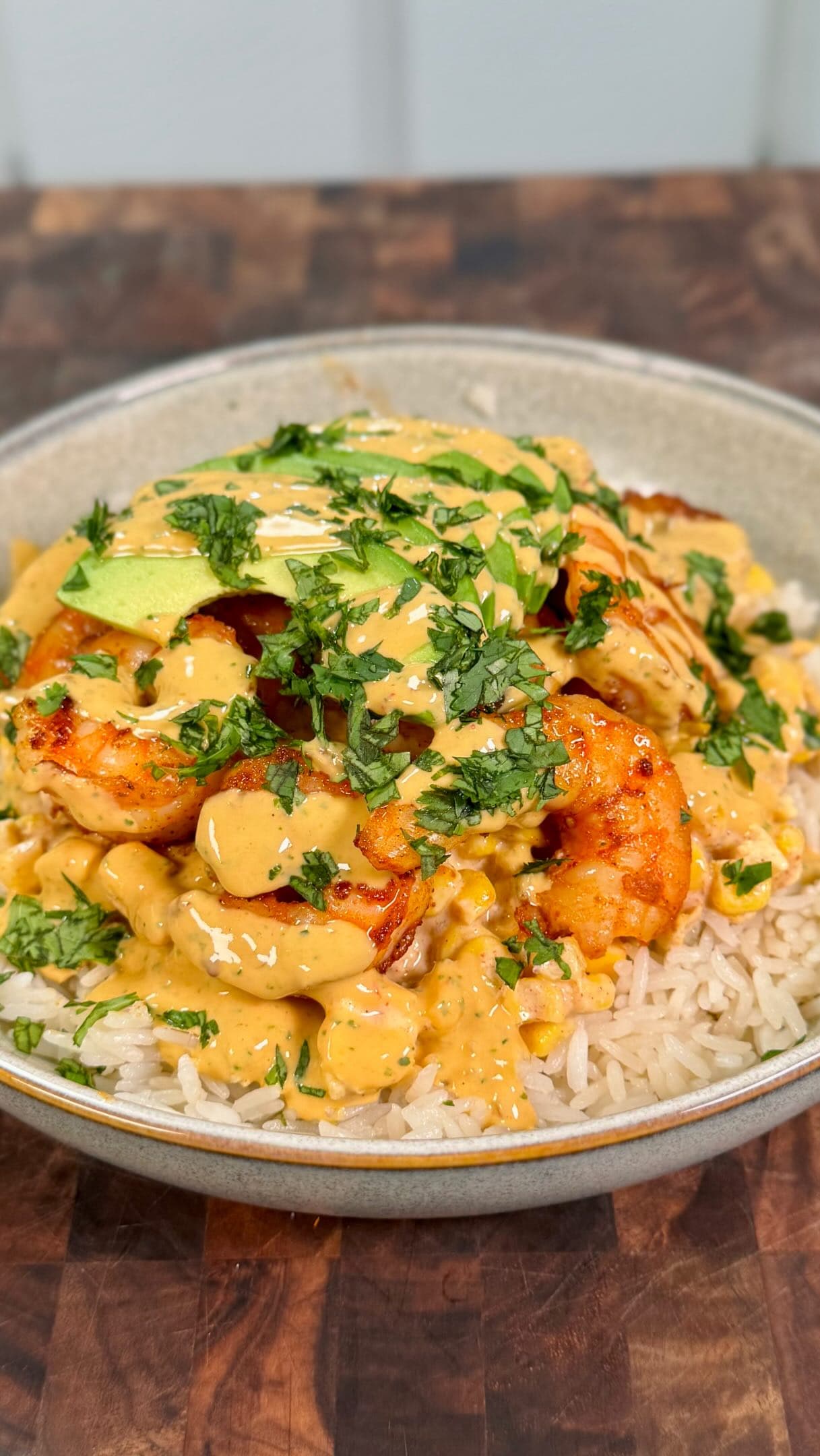 Loaded Shrimp Street Corn Protein Bowl