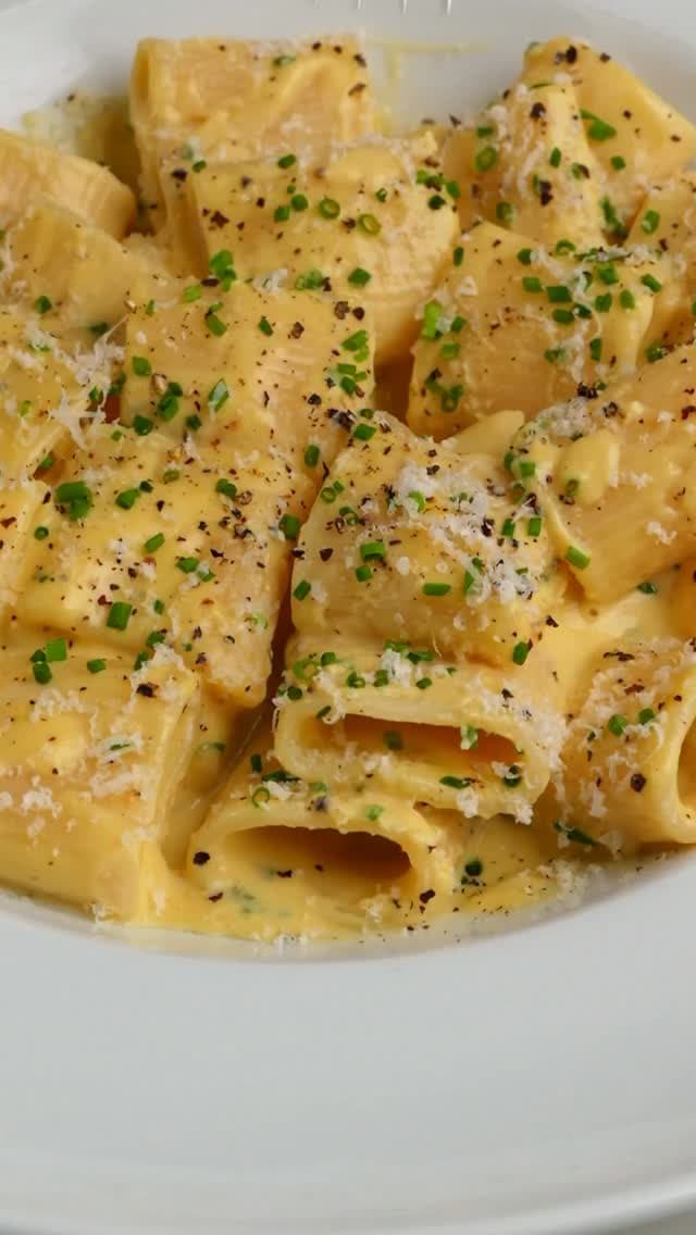 Brown Butter & Corn Mezzi Rigatoni