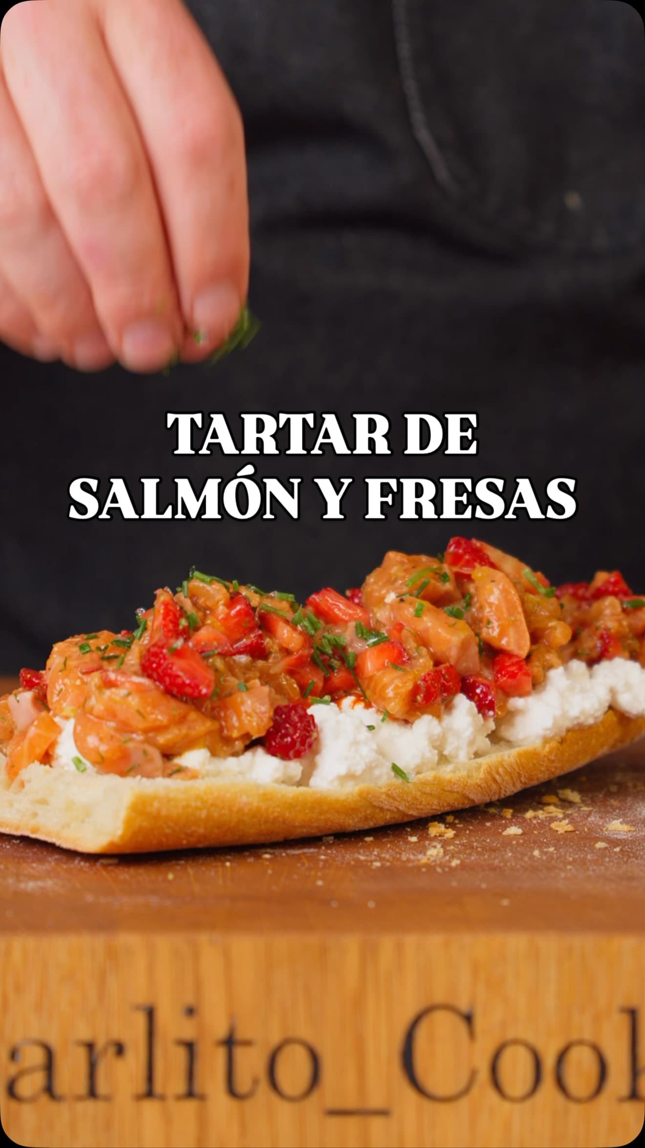 Salmon and Strawberry Tartare